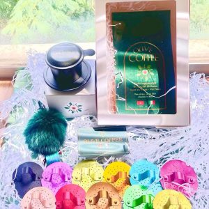 For Tourists Olive Coffee 250 Gram (Số 02) + Phin nhôm cao cấp – Chọn màu phong thủy